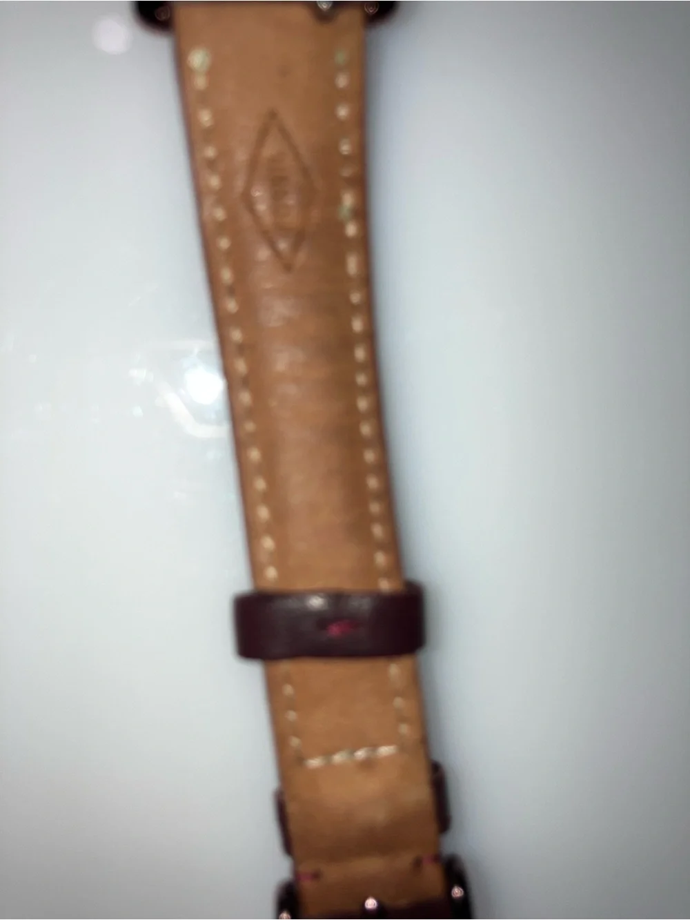 Fossil Leather Strap Wristwatch